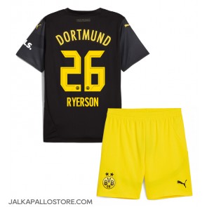 Borussia Dortmund Julian Ryerson #26 Vieraspaita Lapsille 2024-25 Lyhythihainen (+ shortsit)